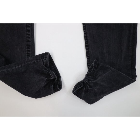 True Religion Mens 42x34 Faded Rocco Relaxed Fit Skinny Leg Denim Jeans Black - Picture 5 of 13